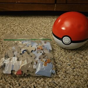 XY Kalos Pokemon Tin 100 Piece Puzzle Incomplete